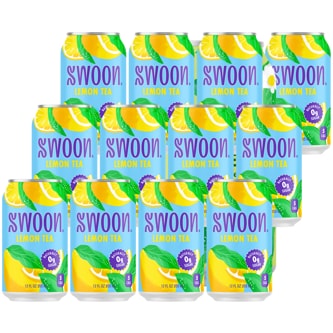Swoon Zero Sugar Lemon Tea, Can, Case